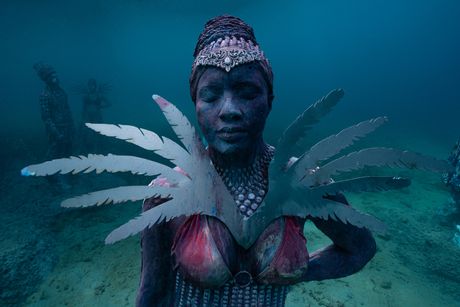 Podvodni park skulptura u zalivu Moliner, Grenada, Molinere Bay Underwater Sculpture Park