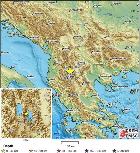 Ohrid, zemljotres