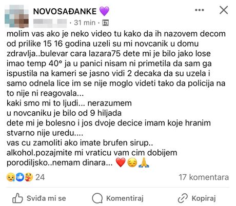Objava, ukraden novčanik Objava, ukraden novčanik