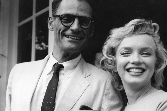 Marilyn Monroe, Arthur Miller, Merlin Monro i Artur MIler