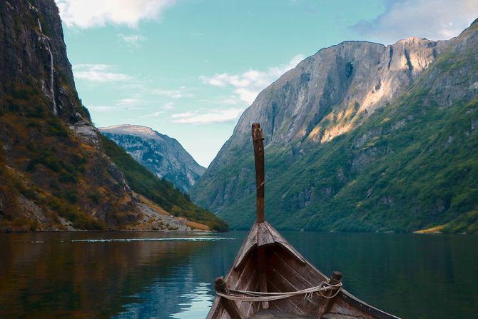 Selo Gudvangen, Norveška, Vikinzi, vikinško selo