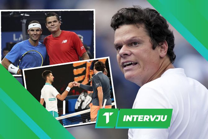 Novak Đoković Rafael Nadal Milos Raonic