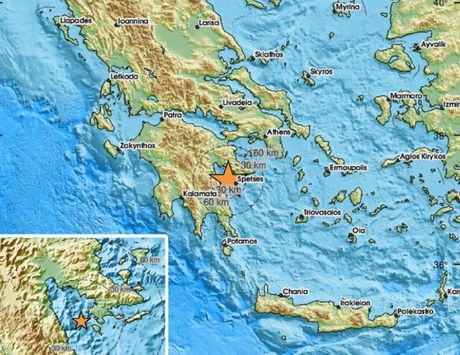 Grčka zemljotres Peloponez