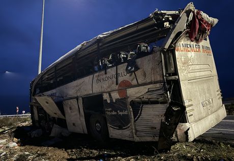 Prevrnut autobus Turska