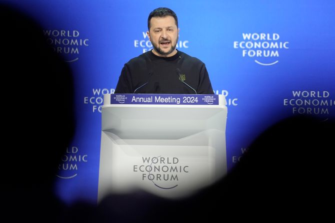 vladimir zelenski, davos, svetski ekonomski forum, wef