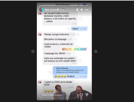 dijana radonjić, prepiska