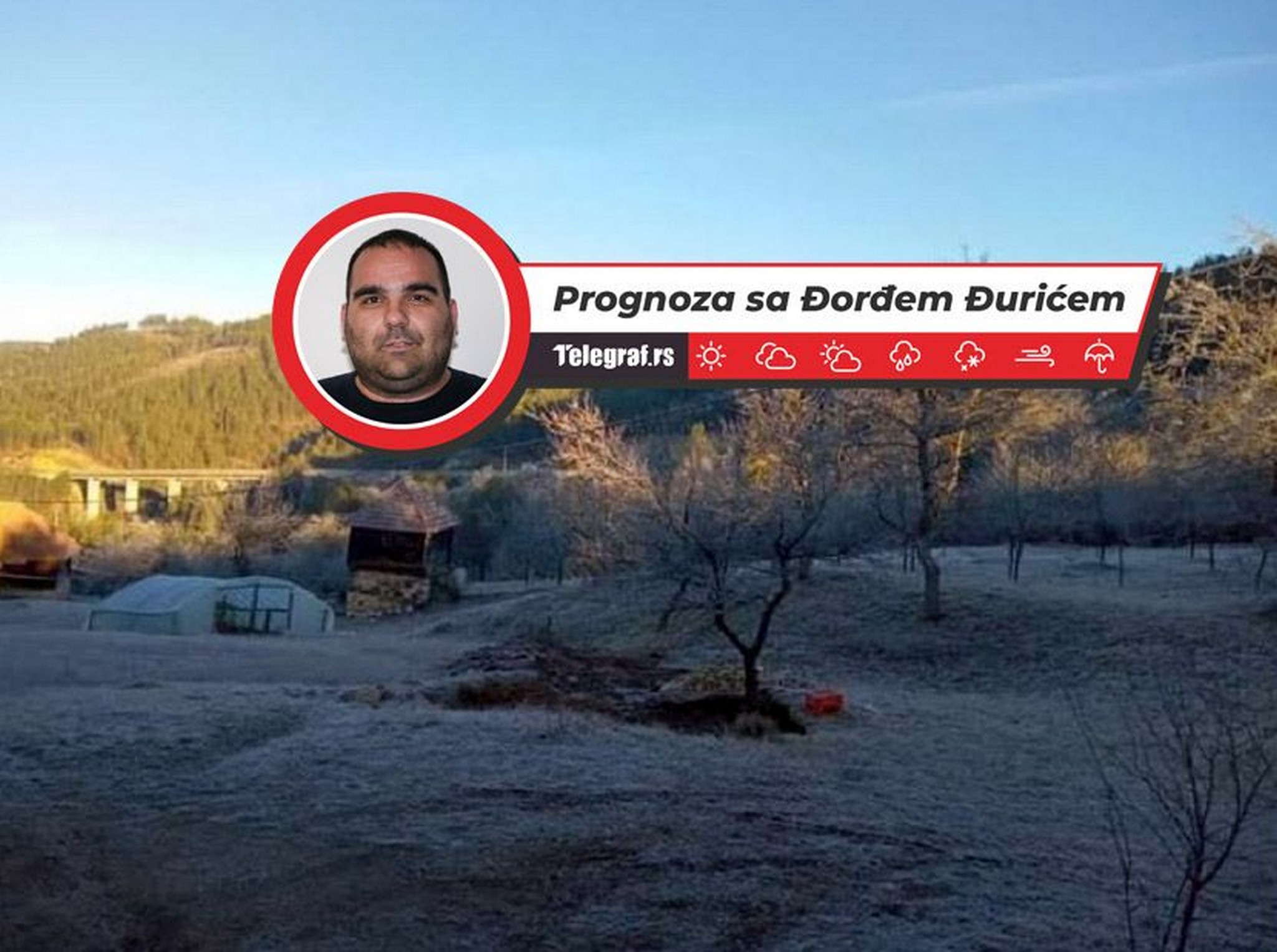 Ujutru slab mraz, tokom dana suvo i prohladno: Temperature do 15 stepeni