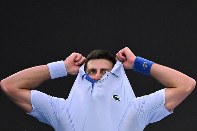 Novak Đoković, Australijan open, majica