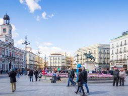 Madrid, Puerta del Sol, trg, putovanja, grad, Španija