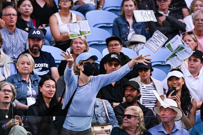 Australijan open, protest