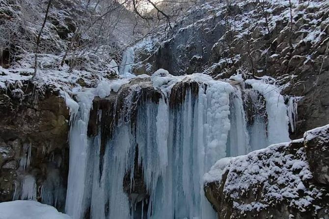 Stara planina, zaleđeni vodopadi