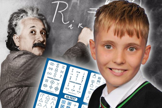 Rori Bidvel Rory Bidwell test inteligencija IQ Mensa genije Albert Ajnštajn Rori Bidvel Rory Bidwell test inteligencija IQ Mensa genije Albert Ajnštajn