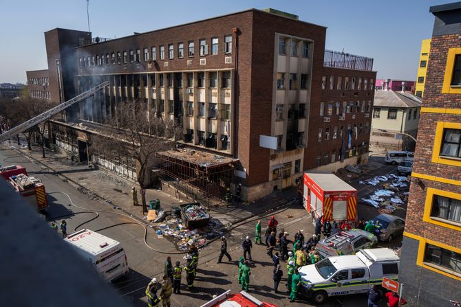 Johanesburg Južna Afrika požar zgrada ubistvo