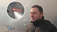 Čaušić: Po prvi put helikopter gasi požar u užem gradskom jezgru, najvažnije je da nema povređenih i stradalih