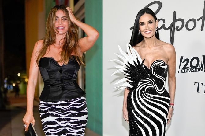 Sofia Vergara, Demi Moore, Mur