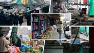 Kinezi se ne daju, prodaju robu ispred spaljenog Kineskog tržnog centra: Garež i mrtva tišina oko njih