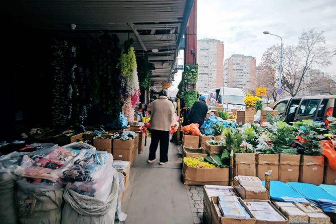 Kineski tržni centar, Novi Beograd, jutro nakon, požar