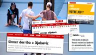 "Kralj je mrtav, Siner ga je ubio": Šokantni naslovi svetskih medija o porazu Đokovića na AO!
