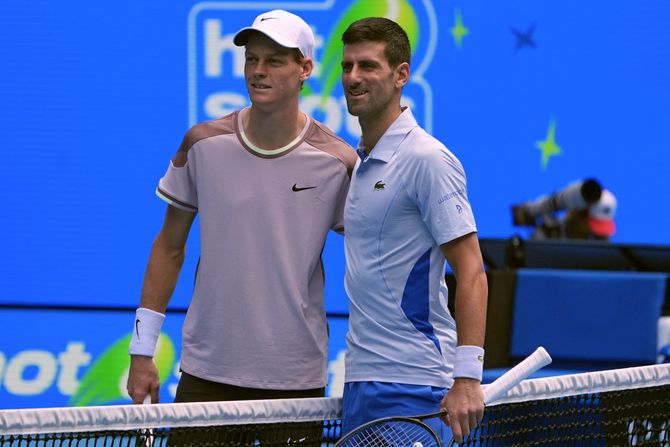 Novak Đoković - Janik Siner, Australijan open Novak Đoković - Janik Siner, Australijan open
