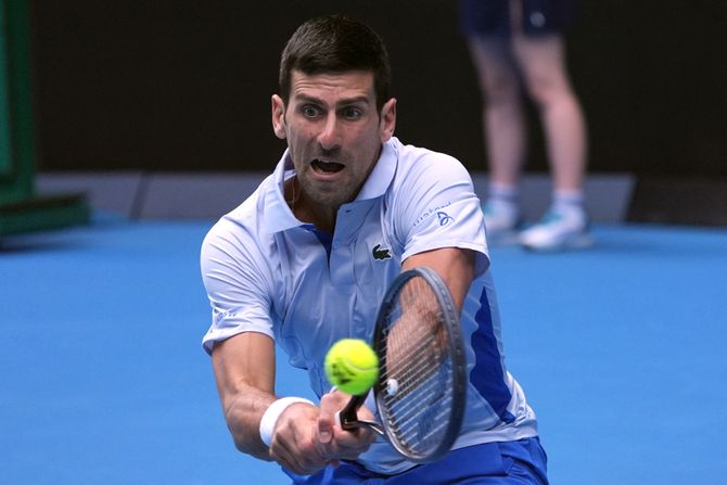 Novak Đoković - Janik Siner, Australijan open Novak Đoković - Janik Siner, Australijan open