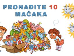 Pronađite 10 mačaka Mozgalica Test