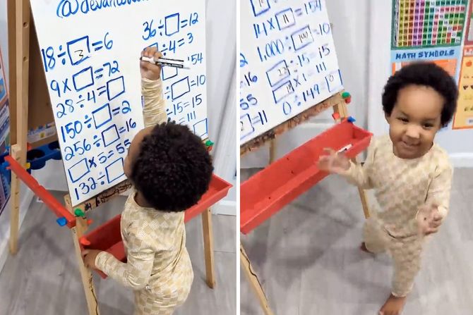 Dete rešava zadatke Dete rešava zadatke