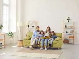 dom, kuća, tepih, porodica, staza