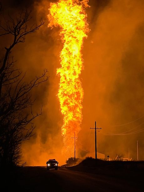 Oklahoma, gasovod, eksplozija