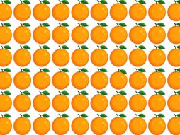 Optička iluzija, skrivalica, pomorandze