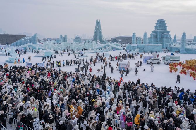 Ledeni grad Harbin, Kina