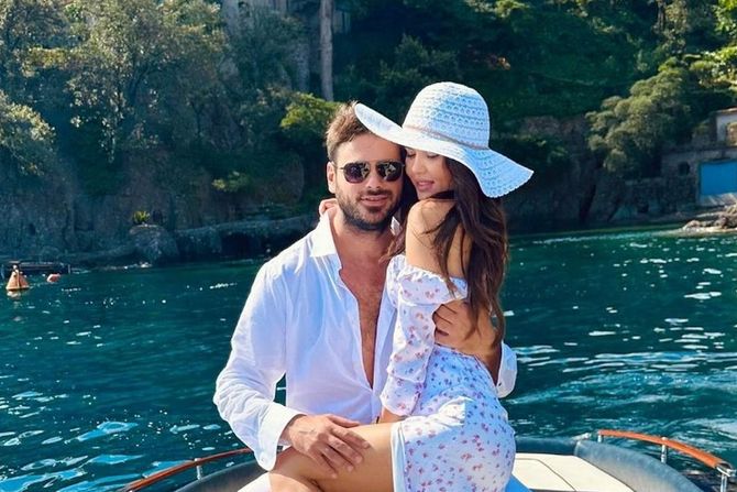 Stjepan Hauser sa devojkom Stjepan Hauser sa devojkom