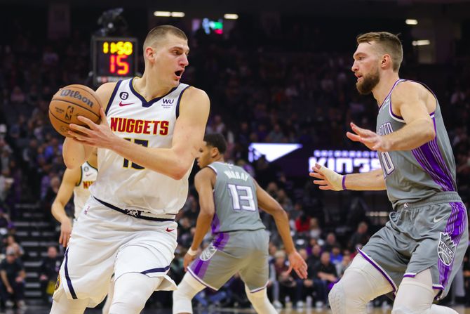 Nikola Jokić i Domantas Sabonis Nikola Jokić i Domantas Sabonis