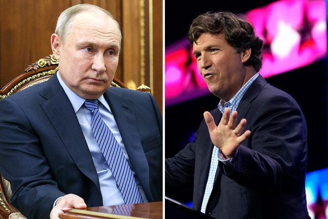 Vladimir Putin, Tucker Carlson Vladimir Putin, Tucker Carlson