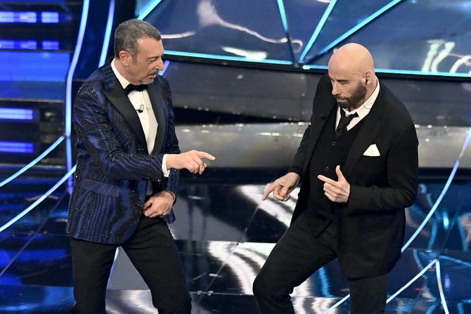 Džon Travolta na Sanremu