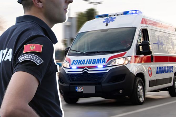 policija i hitna pomoc crna gora