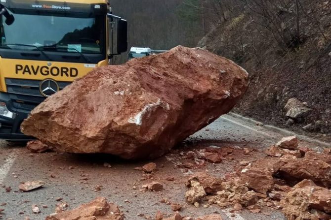 stena udarila kamion kod Foče