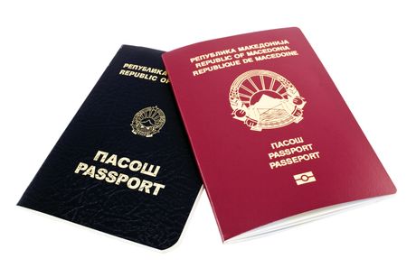 Stari pasoš Makedonije Makedonija makedonski