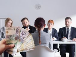 Razgovor za posao, novac, dinari