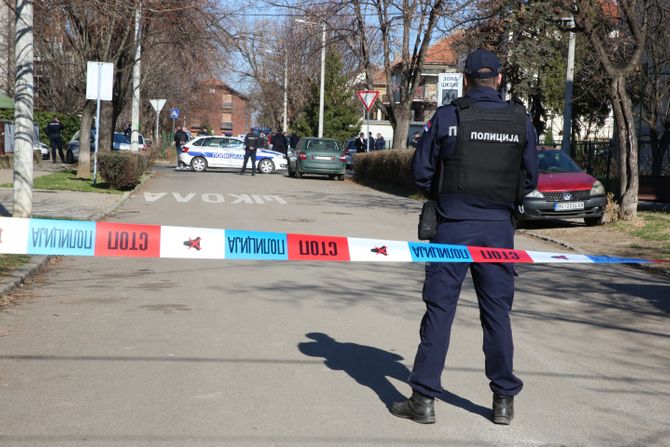 Ubistvo Zemun, policija uviđaj