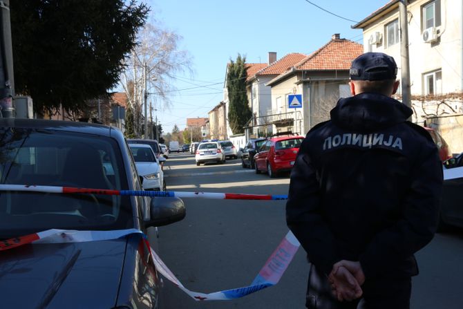 Ubistvo Zemun, policija uviđaj