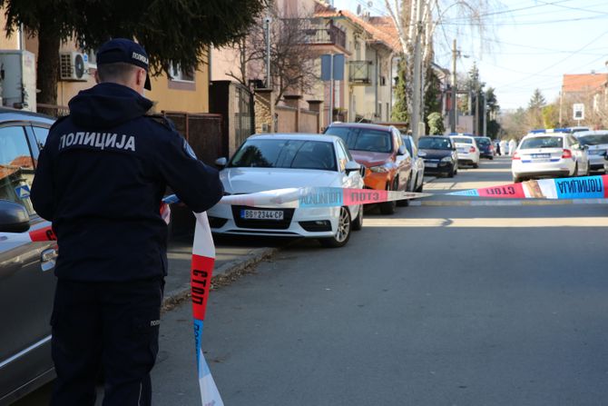 Ubistvo Zemun, policija uviđaj