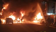 Jezivi snimci haosa u Hagu, gorela policijska i vatrogasna vozila