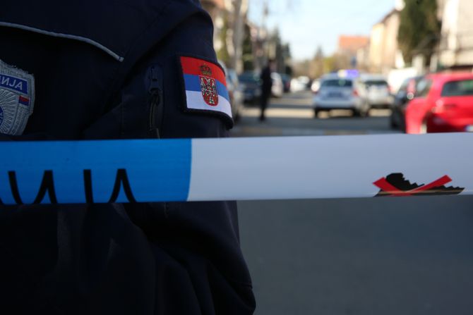 Ubistvo Zemun, policija uviđaj