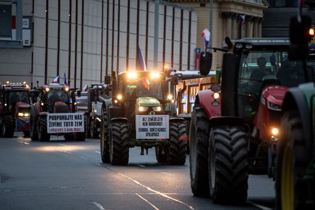 Protest poljoprivrednika u Pragu