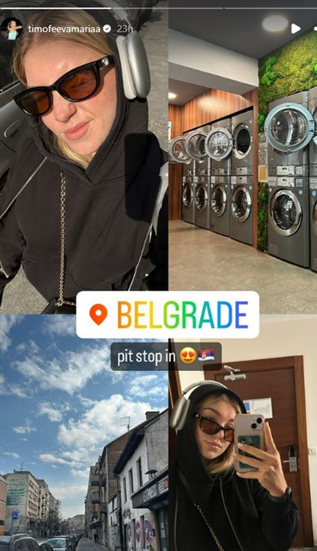 Marija Timofejeva u Beogradu