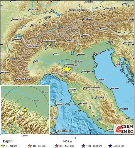 Italija, zemljotres, Parma