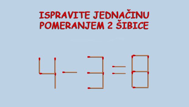 Mozgalica brojevi šibice