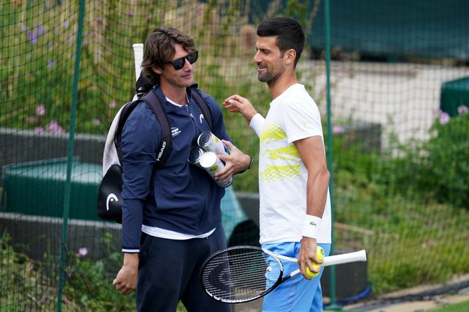 Huan Karlos Ferero i Novak Đoković Huan Karlos Ferero i Novak Đoković