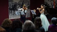 Violinisti Lana Zorjan i Milan Kostelenec nastupili u Istorijskom muzeju Srbije