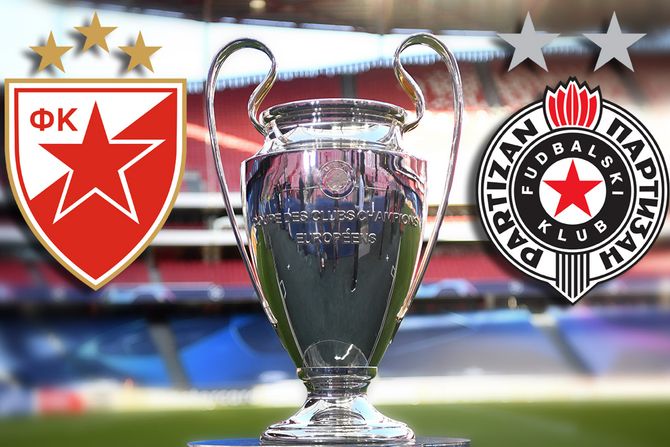 Zvezda i Partizan Liga šampiona pehar